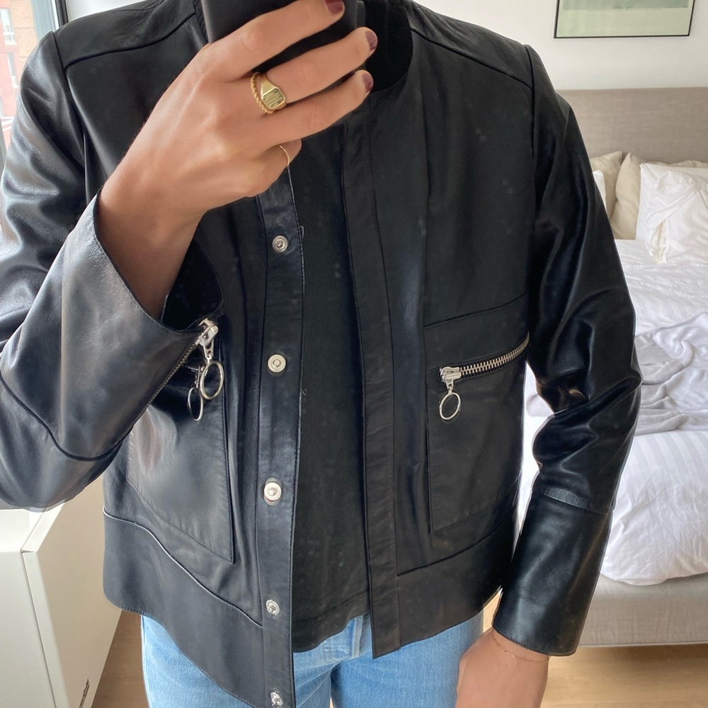 Whistles leather jacket, 100% leather